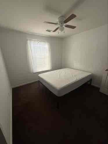 Private bedroom and bathroom