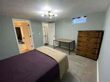 Private room for rent in basement