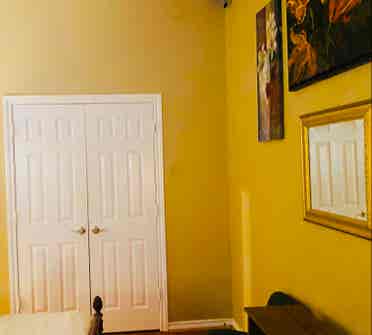 Spacious furnished bedroom for rent