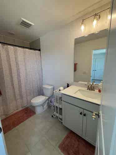 Private room with bath available