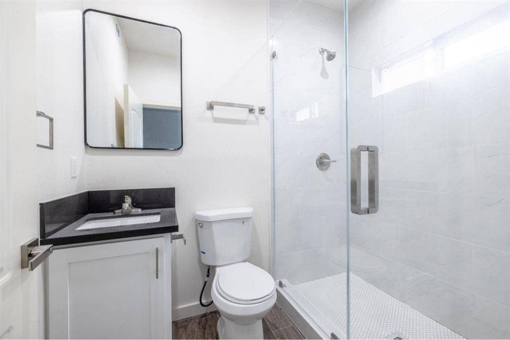 Large room with private bathroom