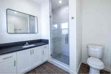 Large room with private bathroom