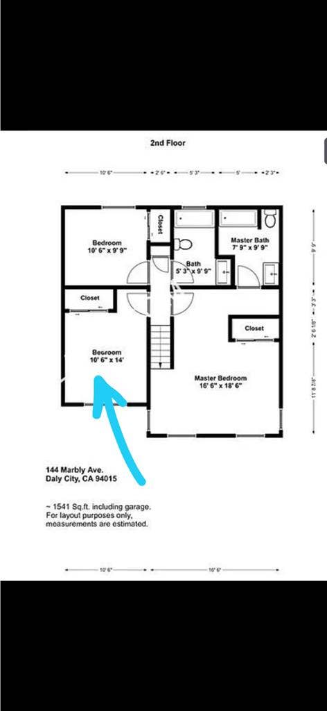 room for rent w/shared bathrooom