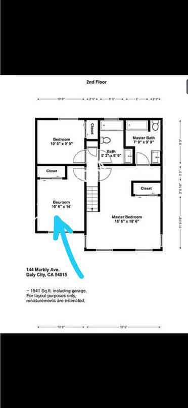 room for rent w/shared bathrooom