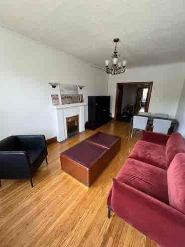 Furnished bedroom July