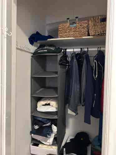 Furnished bedroom July