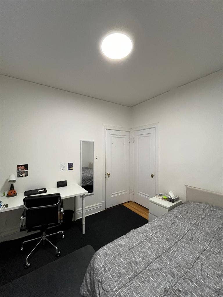 Furnished bedroom July