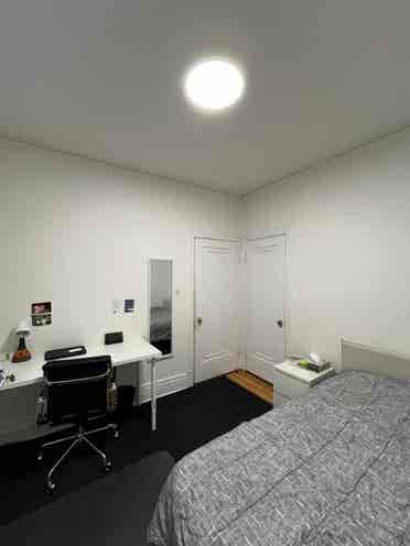 Furnished bedroom July