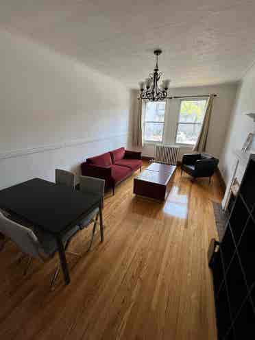 Furnished bedroom July