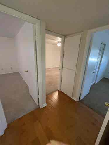 Spacious master bedroom and bath.