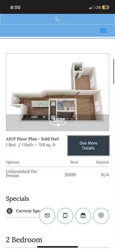 1 B available in Hattiesburg MS