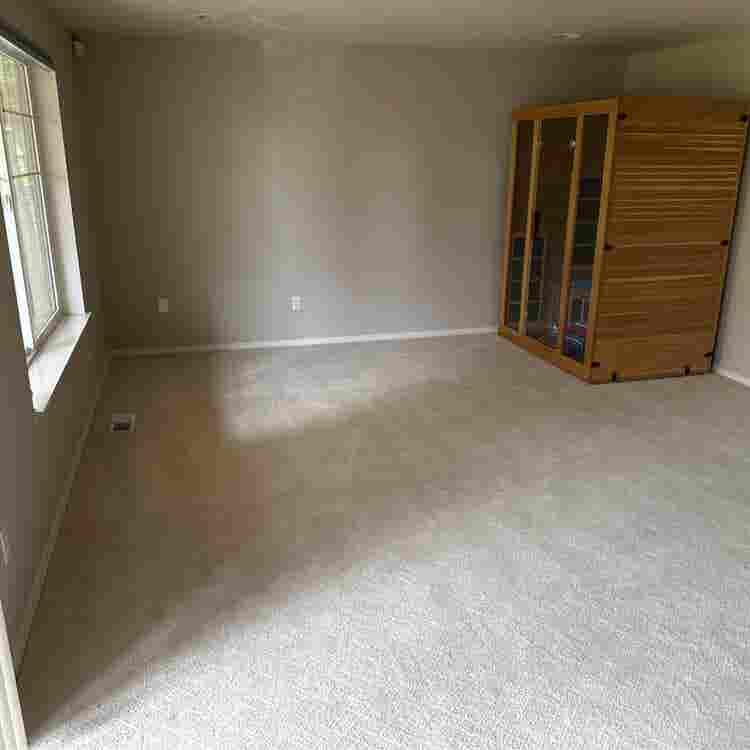 Bedroom, Bathroom, and Living Area