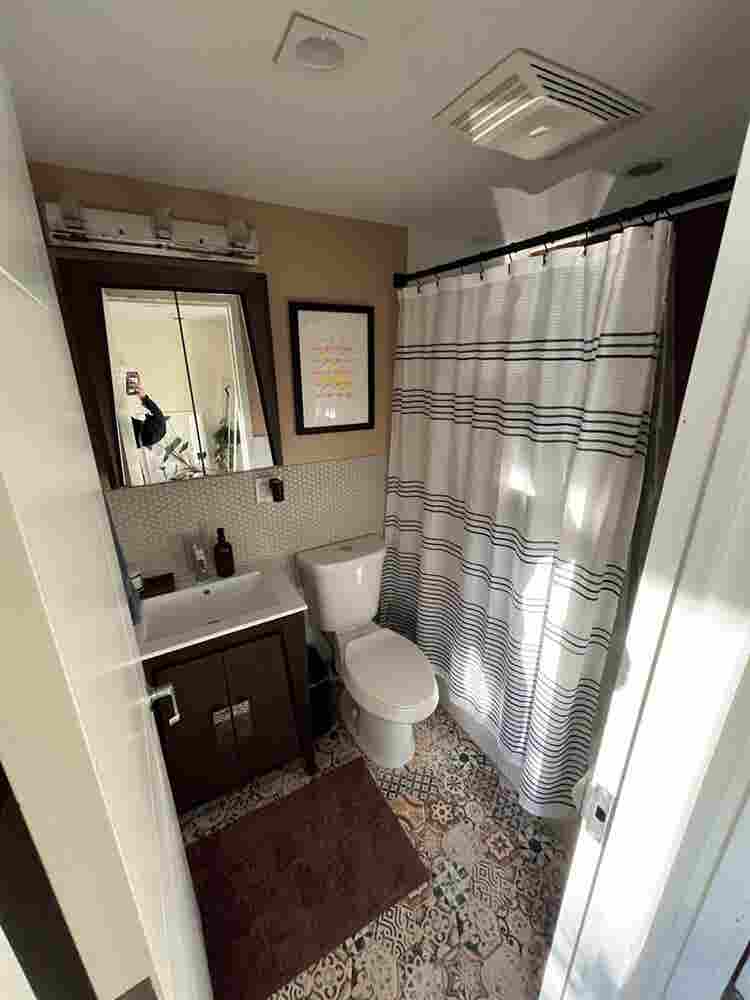 BEDROOM + OFFICE in sunny duplex