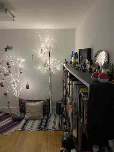 BEDROOM + OFFICE in sunny duplex