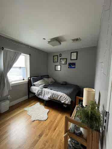 BEDROOM + OFFICE in sunny duplex
