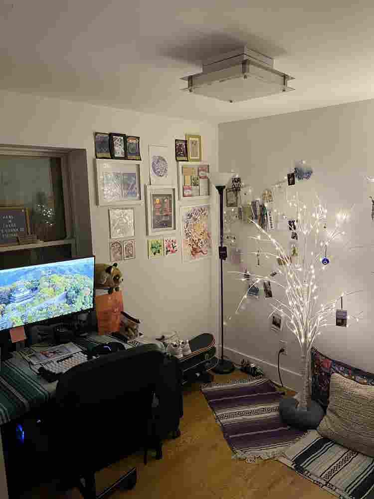 BEDROOM + OFFICE in sunny duplex