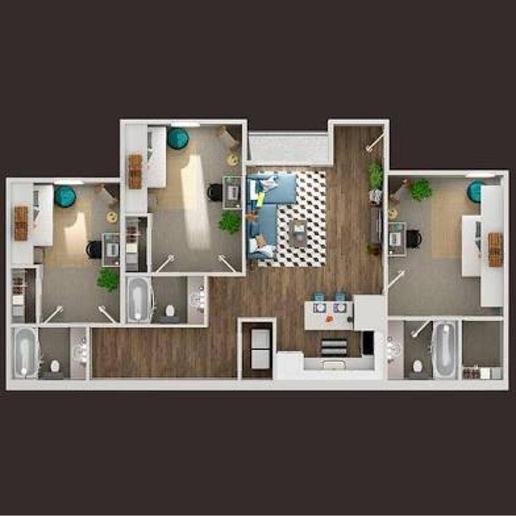 Fully furnished housing