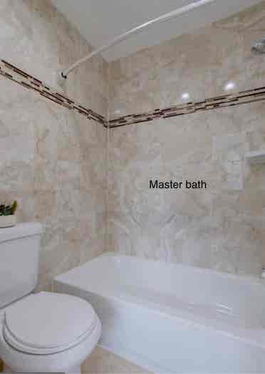 Master Bedroom/ Private bath