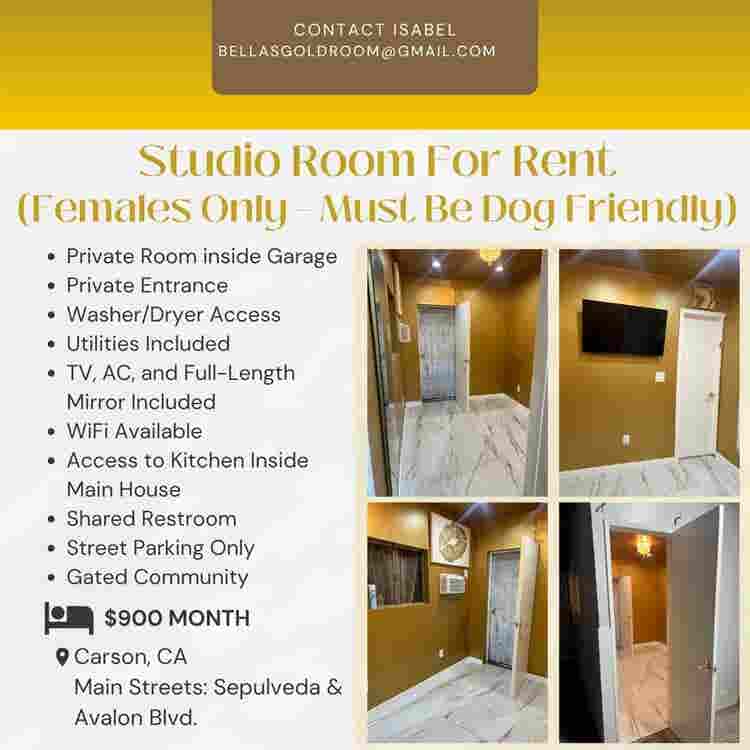 Private room for rent in Carson