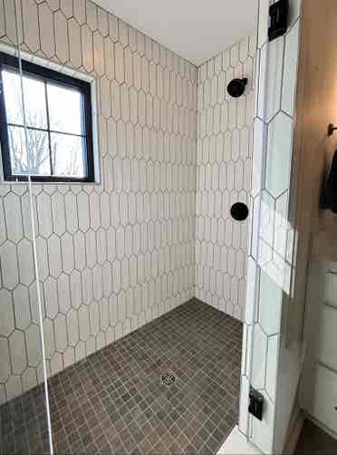 King bed with double vanity bath