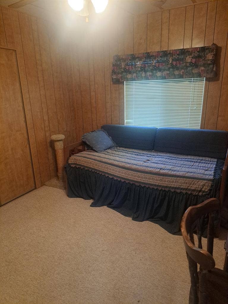 Room with private bath & living rm