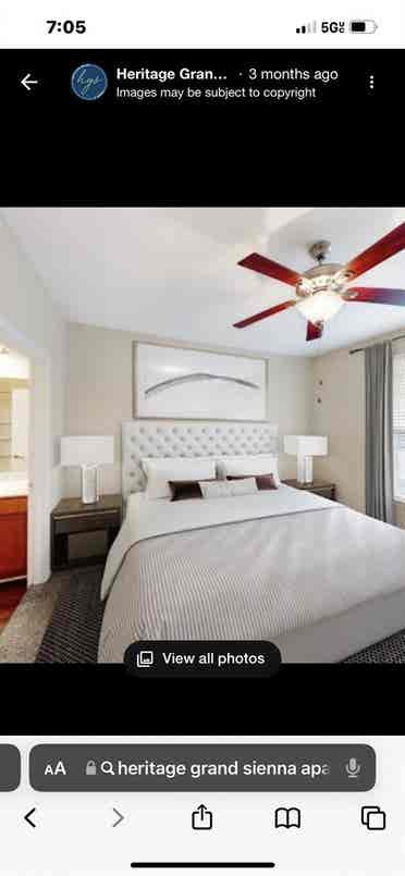 Sublease available