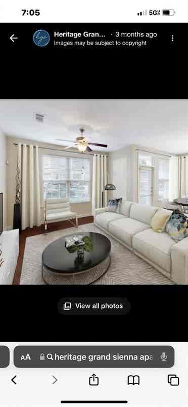 Sublease available