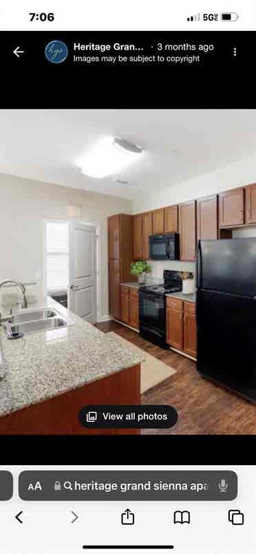 Sublease available