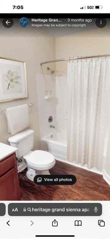 Sublease available