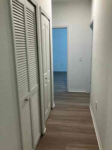 Two rooms with shared bathroom