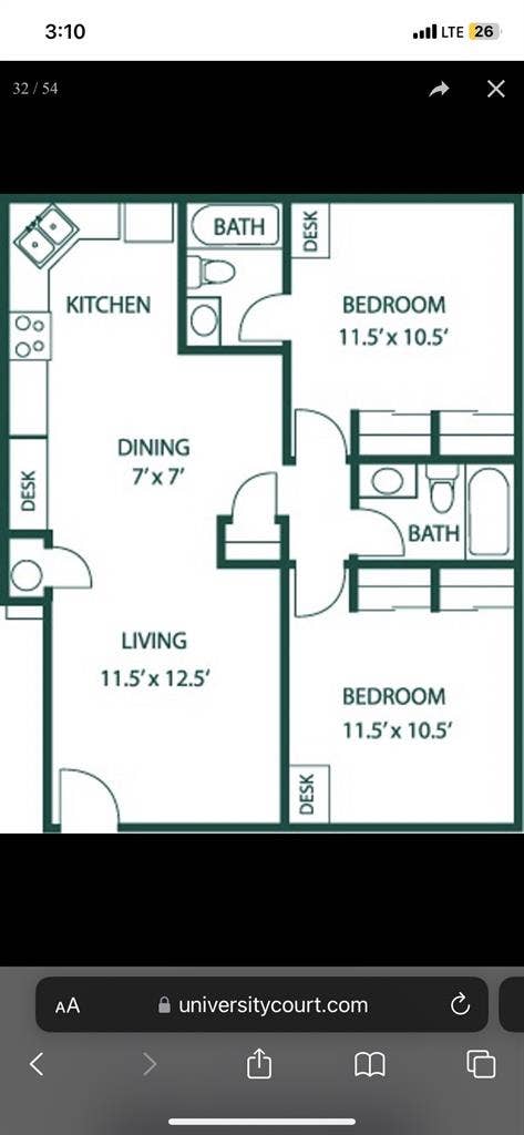 University court apt bad