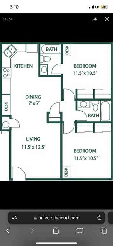 University court apt bad