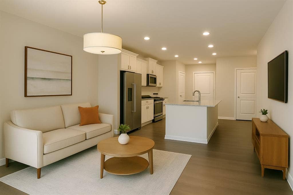 Wooded view modern town house