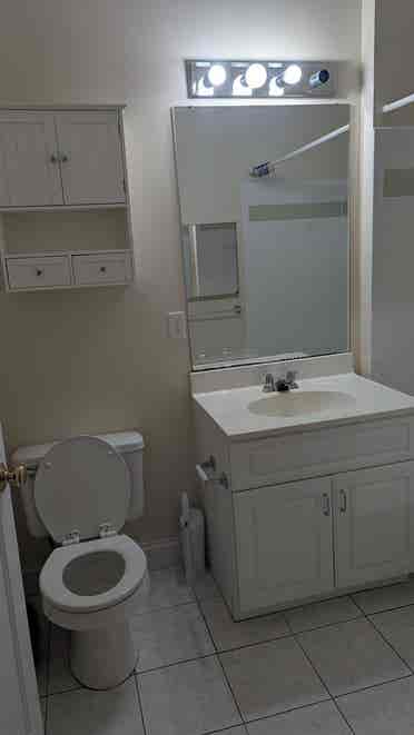 Bedroom and Private Bathroom