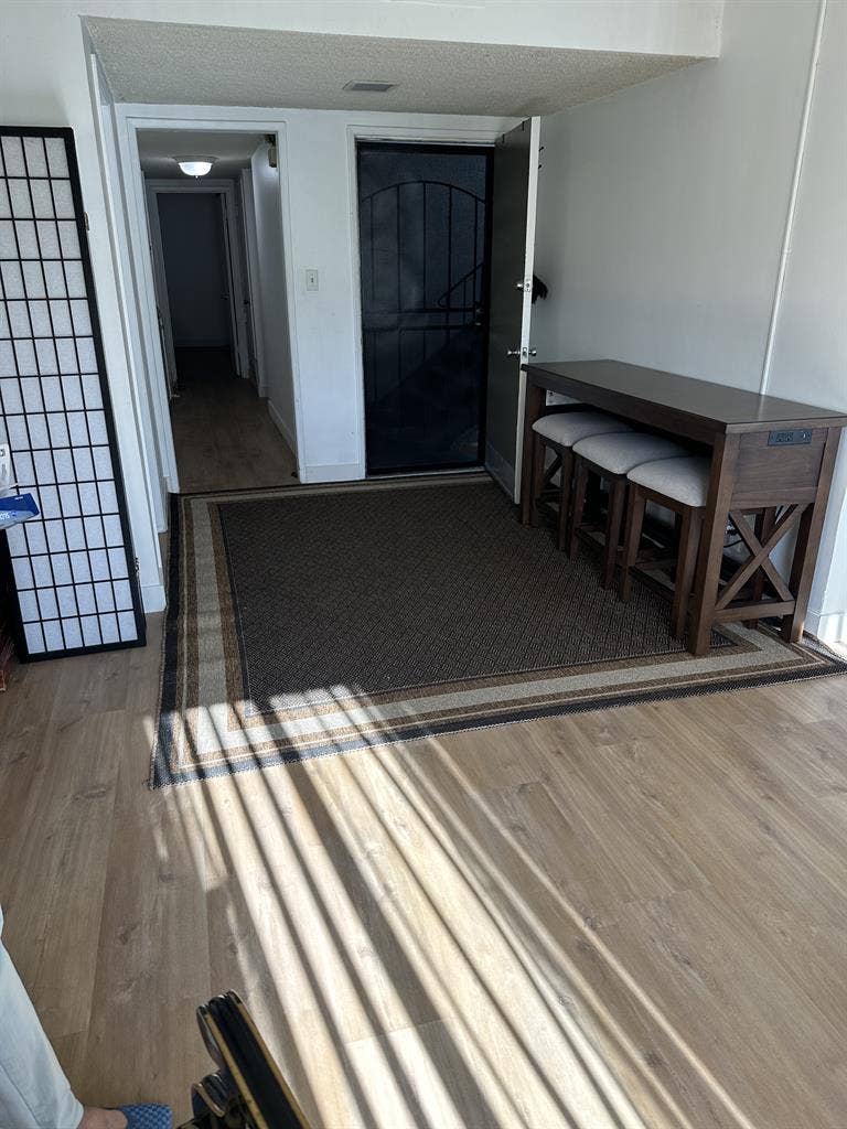 Private bedroom shared bathroom