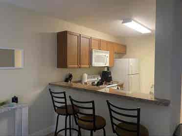1bed w/ 
washer & dryer