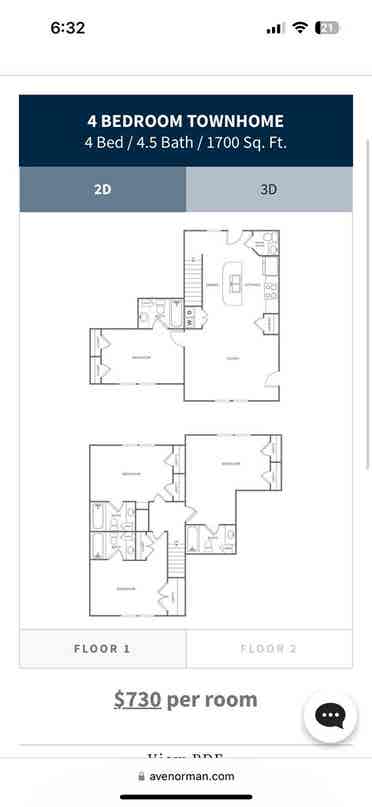 Sublease available