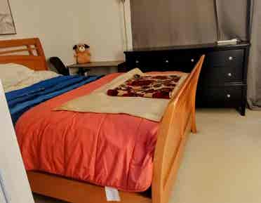 Furnished Large Master rom ownbath