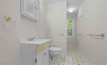 One bedroom and private bathroom.