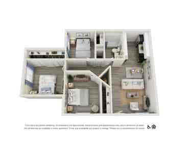 Three rooms for rent