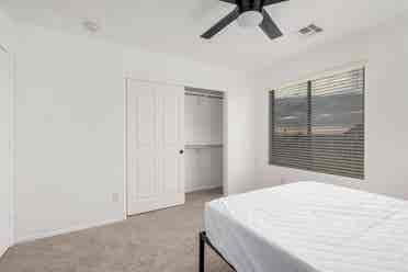 Two story with rooms for rent.