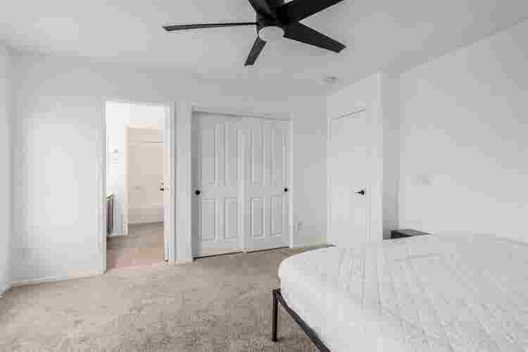 Two story with rooms for rent.