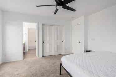 Two story with rooms for rent.
