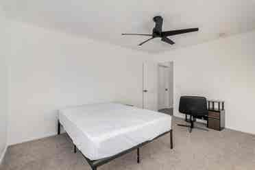 Two story with rooms for rent.