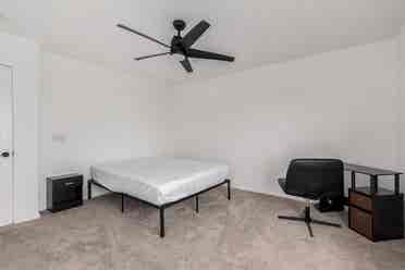 Two story with rooms for rent.