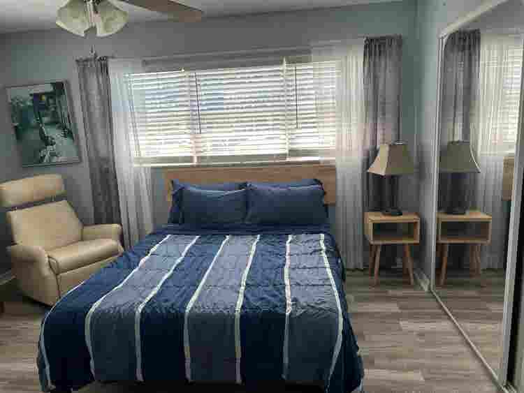 Lg furnished bedroom w shared bath