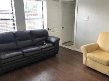 Downstairs room/private bathroom