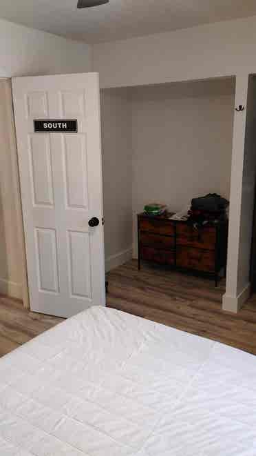 Furnished Bedroom & Shared Bathroom