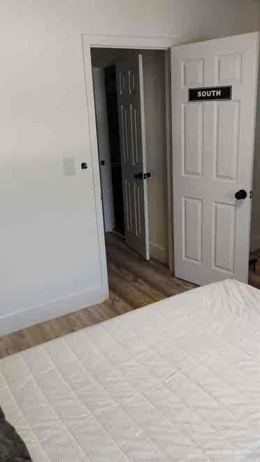 Furnished Bedroom & Shared Bathroom