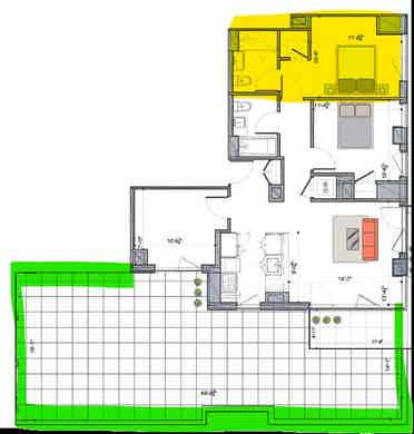 1br en-suite 3bd HUGE PRIVATE PATIO